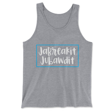 Jabreakit Jabawdit Men/Unisex Tank in Athletic Heather color